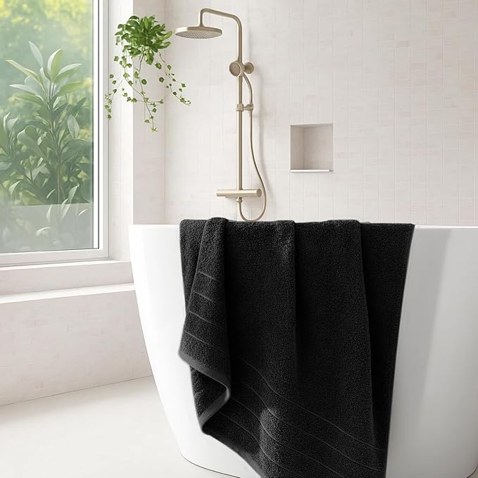 DAN River Extra Large Bath Towels Set of 4, 30 x 60 Inches - Image 6