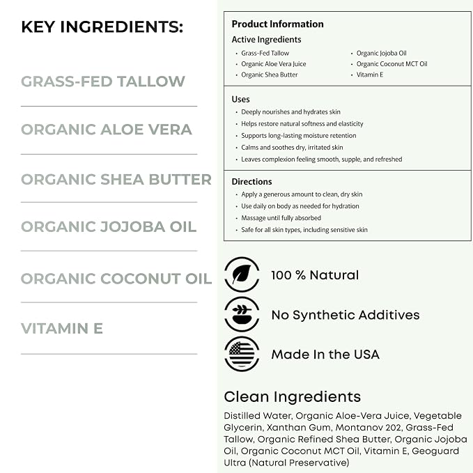 Daily Moisturizing Lotion – Tallow Body Lotion - Image 7