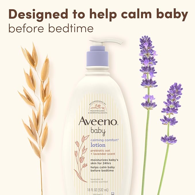 Aveeno Baby Calming Comfort Moisturizing Body Lotion - Image 6