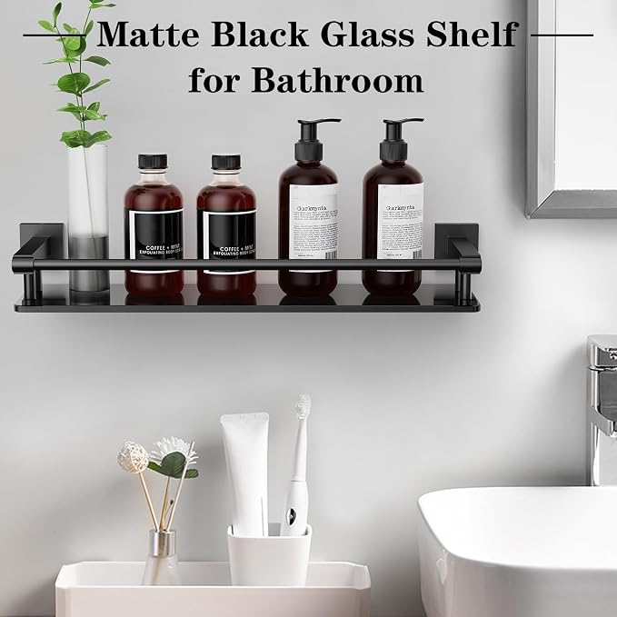 Glass Shelf for Bathroom 20 Inch Bathroom Shelves - Image 5