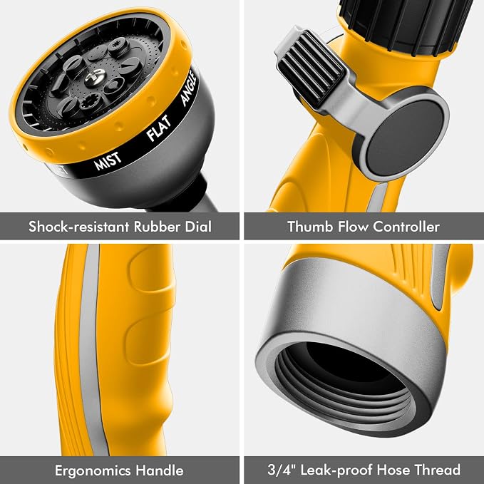 RESTMO Watering Wand Heavy Duty, Metal Garden Hose Wand - Image 7