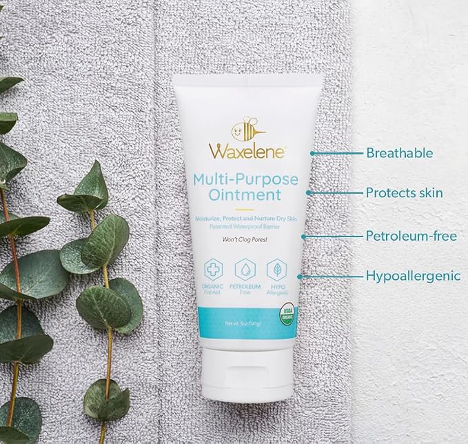 Waxelene Multipurpose Ointment Large Tube, Organic Aerated Balm the Petroleum - Image 6