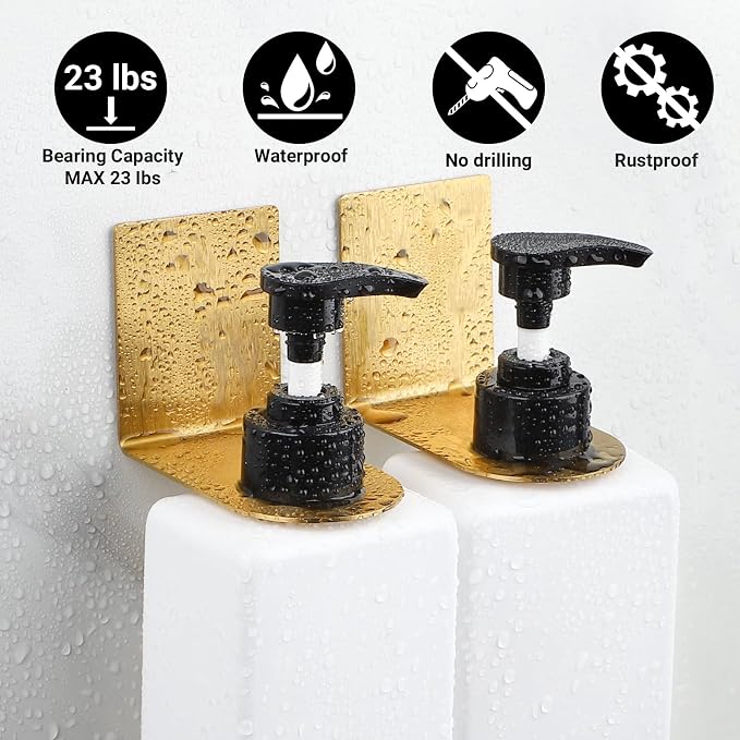 Segbeauty Non-Drilling Adhesive Bottle Holder, Dia 1.1" 2.8cm Lotion bottle - Image 3