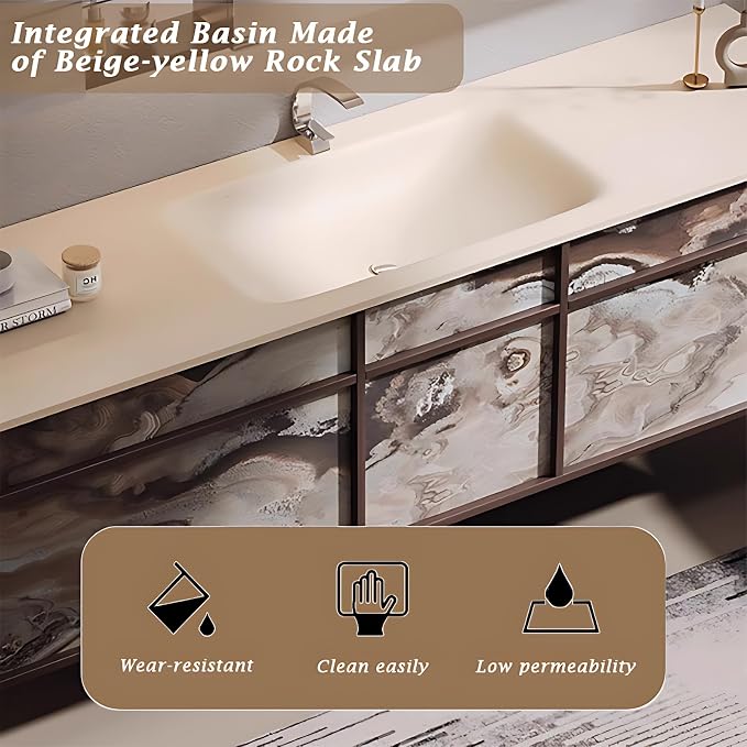 64IN Modern Bathroom Vanity - Image 5