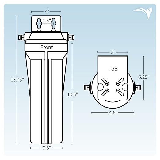 AQUATICLIFE Carbon Plus Carbon Block Water Filter 10x2.5 and 10-inch Water - Image 6