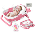 Collapsible Baby Bathtub for Newborns to Toddler by WyfKyd
