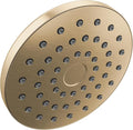 Delta PivotPro Brushed Gold Rain Showerhead, Single Setting 7 Inch Round Shower by DeltaFaucet