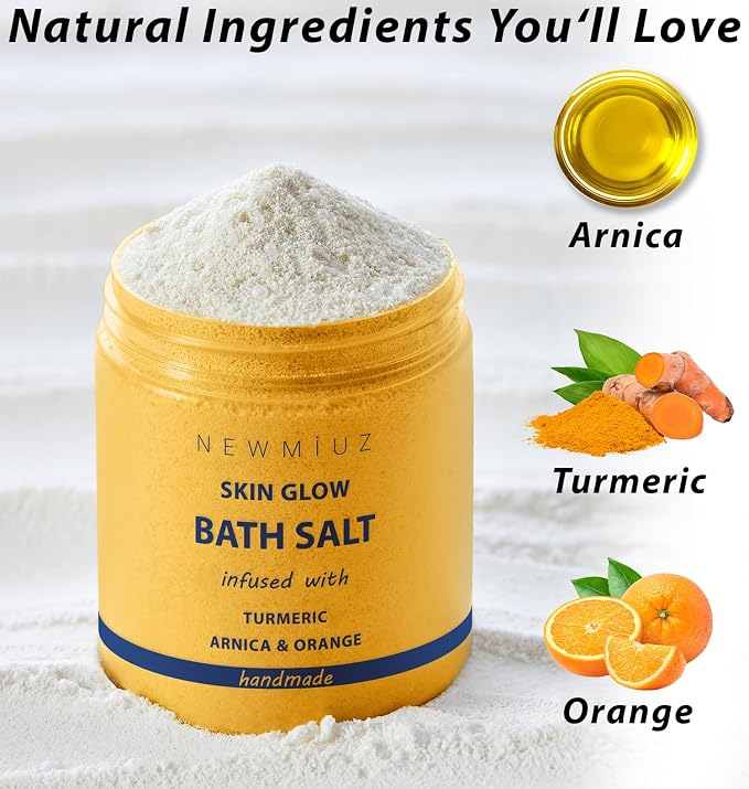 Natural Detox Bath Salt Soak Magnesium Epsom Salt Vitamin C Moisturize Skin - Image 3