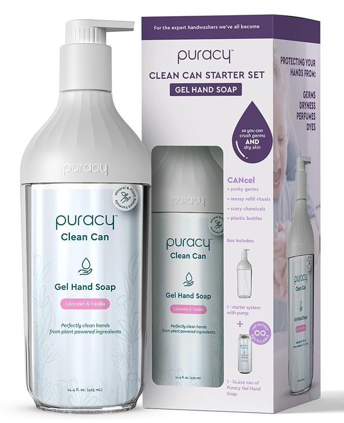 Puracy Gel Hand Soap Clean Can Starter Set by Puracy