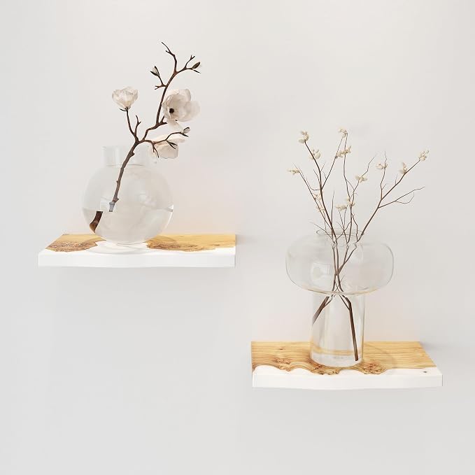 RWA Live Edge Floating Shelf – Unique Wood Floating Shelf - Image 4