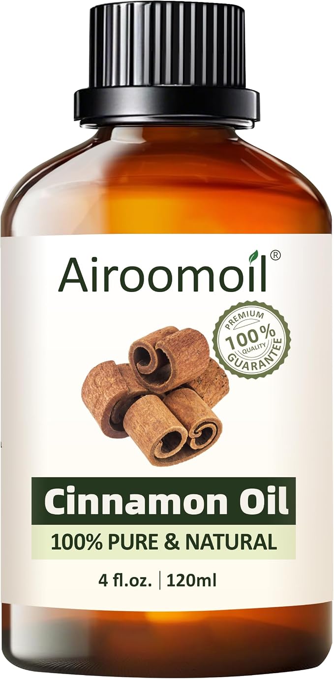 Pure Cinnamon Essential Oil, 100% Natural Cinnamon Oil, Premium Grade Essential by Airoomoil