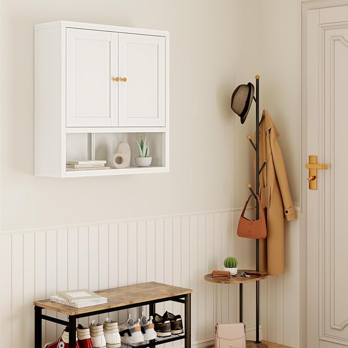 Metal Wall Cabinet, Over The Toilet Storage Cabinets, Wall Mounted Medicine - Image 7