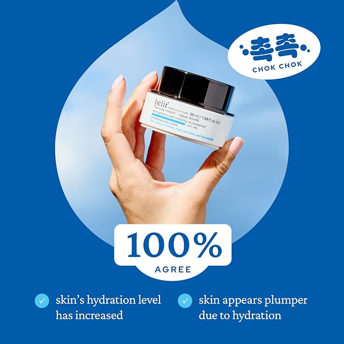 belif Aqua Bomb – Daily Niacinamide Hydrating Moisturizer, Lightweight Plumping - Image 6