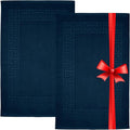 DAN RIVER Greek Cotton Bath Mats Set of 2 – Not a Bathroom Rug, Ultra Soft by DanRiver