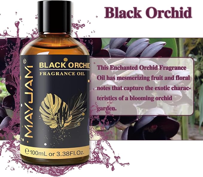 MAYJAM 100ML/3.38FL.OZ Black Orchid Fragrance Oils - Image 4