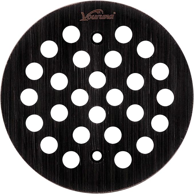 4-1/4Inch Screw-in Shower Strainer Drain Cover Replacement Floor Strainer Floor by vouruna