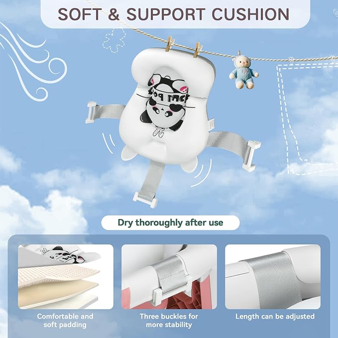 Collapsible Baby Bathtub for Newborn to Toddler, Portable Baby Bath Tub for - Image 6