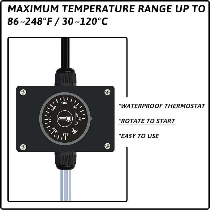 3000W 240V Immersion Water Heater Bathtub & Pool Portable Electric Submersible - Image 2