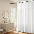 River Dream Heavyweight No Hooks Required Dotted Waffle Weave Shower Curtain - by RiverDream