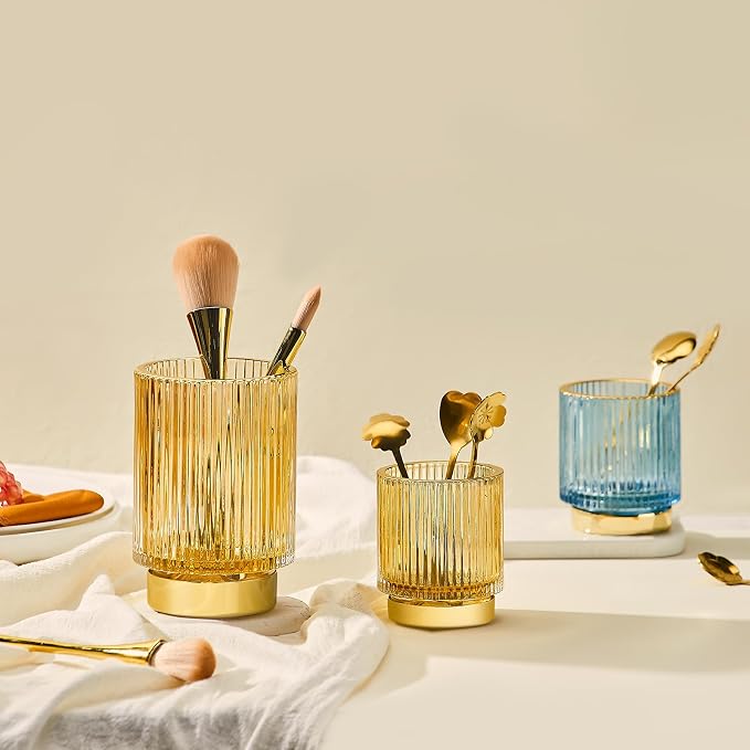 Makeup Brush Holder Organizer, Toothbrush Holders, Desk Pen Pencil Holder - Image 9