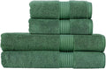 Christy Supreme Hygro 4 Piece Towel Set | Spruce | 100% Luxury Supima Cotton | by Christy