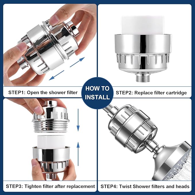 20 Stage Shower Filter Replacement Cartridge - Image 5
