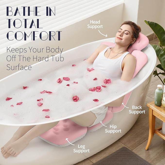 Full Body Bath Pillow for Bathtub, Thick Bathtub Cushion - Image 3