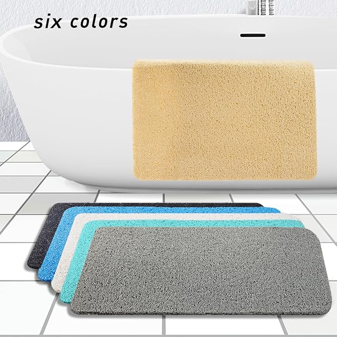 Asvin Soft Textured Bath, Tub Mat, 24x32 Inch, Phthalate Free, Non Slip Comfort - Image 6