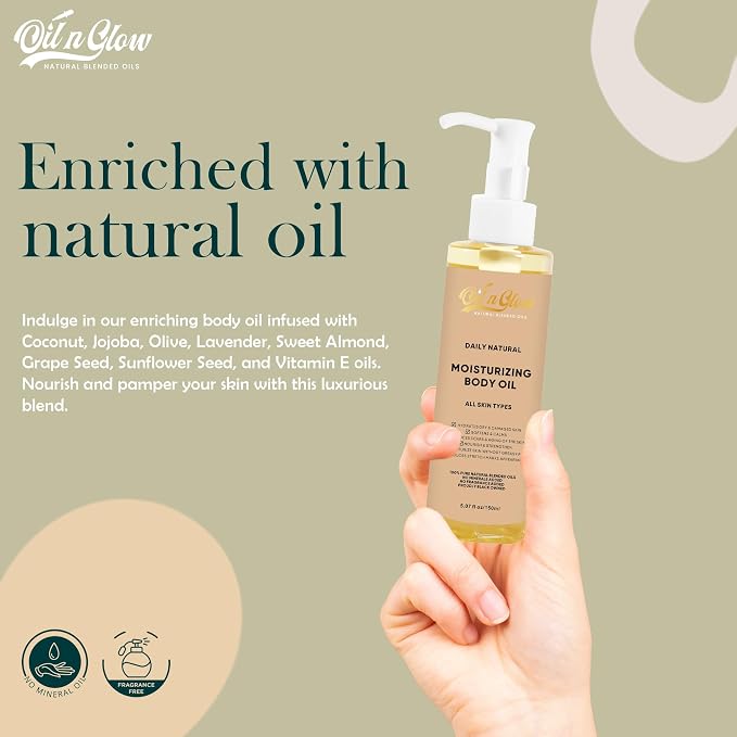 USDA Certified 100% Organic Pure Natural Hydrating Body Oil After Shower - Image 4