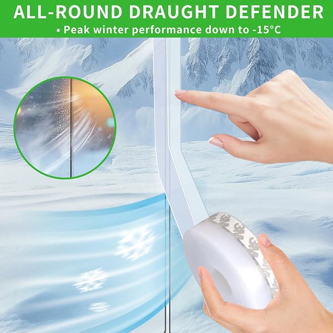 Weather Stripping Door Seal – 33ft Extra-Wide Silicone, Strong Adhesive - Image 5