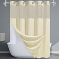 Ivory Long Hotel Shower Curtain by EUTXL