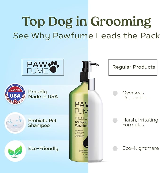 PAWFUME Dog Shampoo and Conditioner, Deep-Cleaning, pH-Balanced Formula – Puppy - Image 9