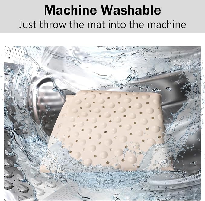 Mrcrypos Corner Shower Mats 31 x 31 Inches Bath Mat - Image 5