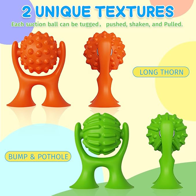 Sensory Suction Cup Spinner Toys, Textured Suction Cup Toys - Image 6