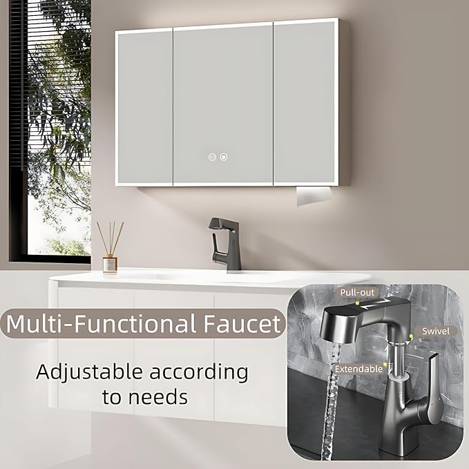 Bathroom Cabinet with Sink - Image 6