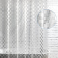 WELTRXE EVA Shower Curtain Liner 72x72 Inch 8G Heavy Duty Clear Shower Liner by WELTRXE