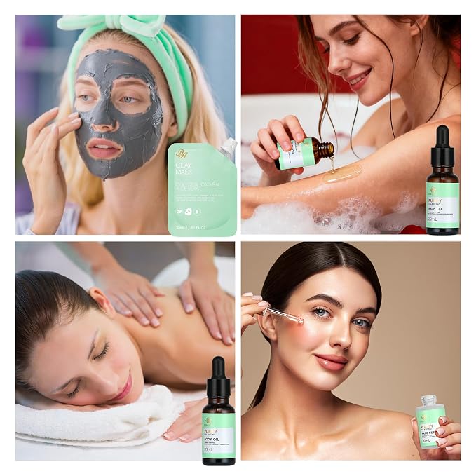 Tea Tree 23 Pcs Facial Skin Care Set, Bath and Body Gifts - Image 6