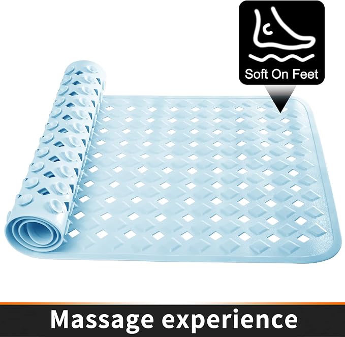 Yimobra Bathtub Mat Non Slip, Super Strong Suction Cups, 27.5"x15.5" Long - Image 8