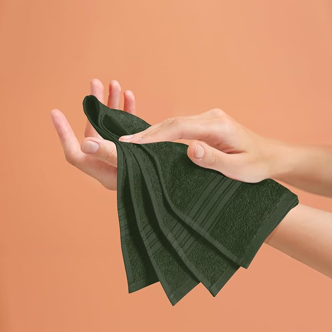 BOUTIQUO Ultra Soft Cotton 6 -Piece Hand Towel Set 16x24 Inch, Spa & General - Image 5
