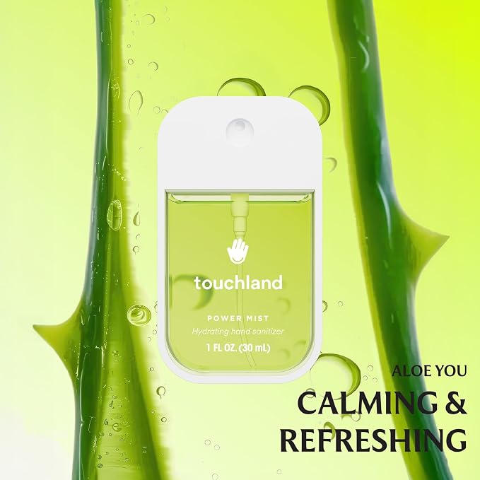 Touchland Hydrating Hand Sanitizer Spray, FRESH 5 Set, 1 FL. OZ. Travel Size - Image 7