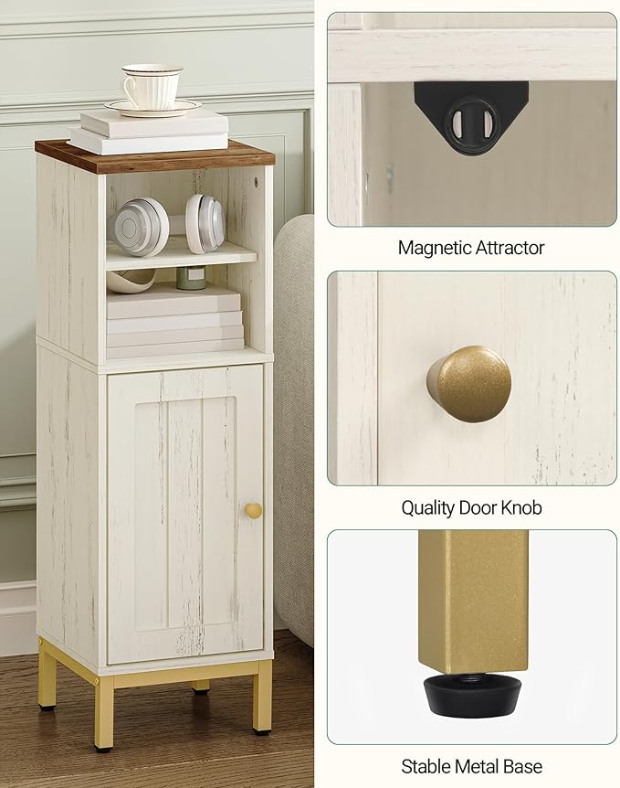 Bathroom Storage Cabinet, Corner Floor Cabinet - Image 6