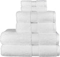 Christy Renaissance 6 Piece Towel Set | White | 100% Egyptian Cotton | by Christy