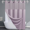 Lavender No Hook Shower Curtain by EUTXL