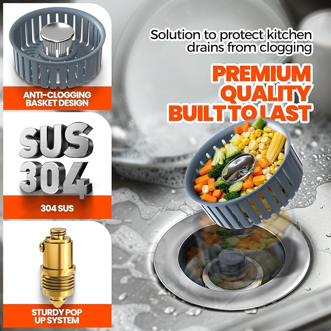 Kitchen Sink Drain Strainer - Image 2