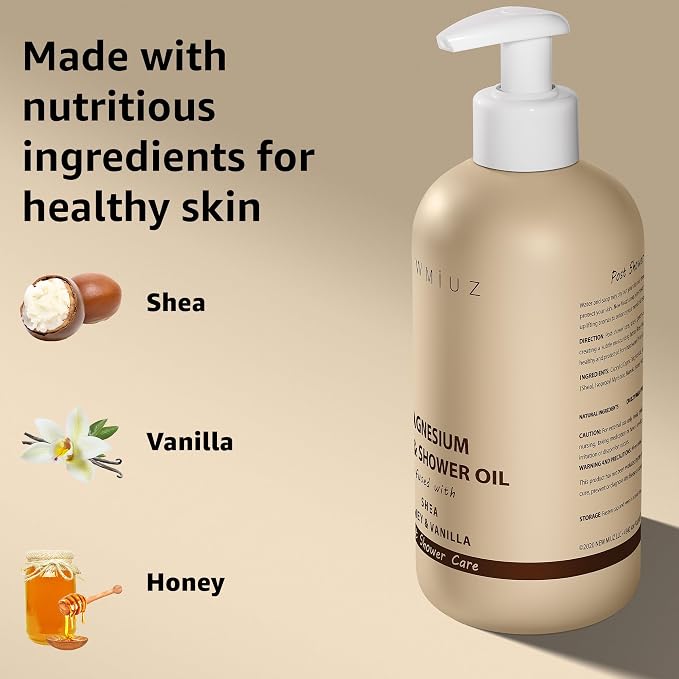 New Miuz Magnesium InShower Body Conditioner Soft Skin Post Shower Care - Image 3