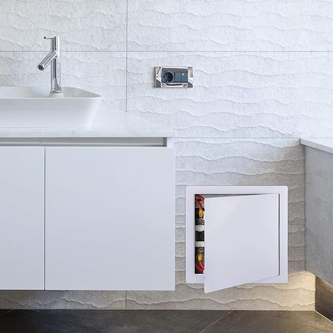 Plastic Wall & Ceiling Access Panel, 14 x 14 Inch, Reinforced Hinged - Image 6