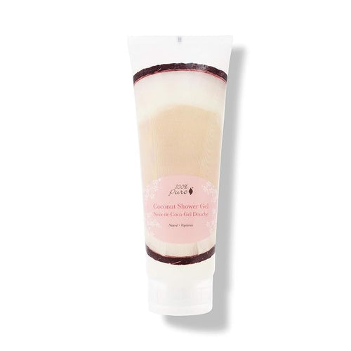 100% PURE Coconut Shower Gel Natural Foaming & Hydrating Body Wash by 100Pure