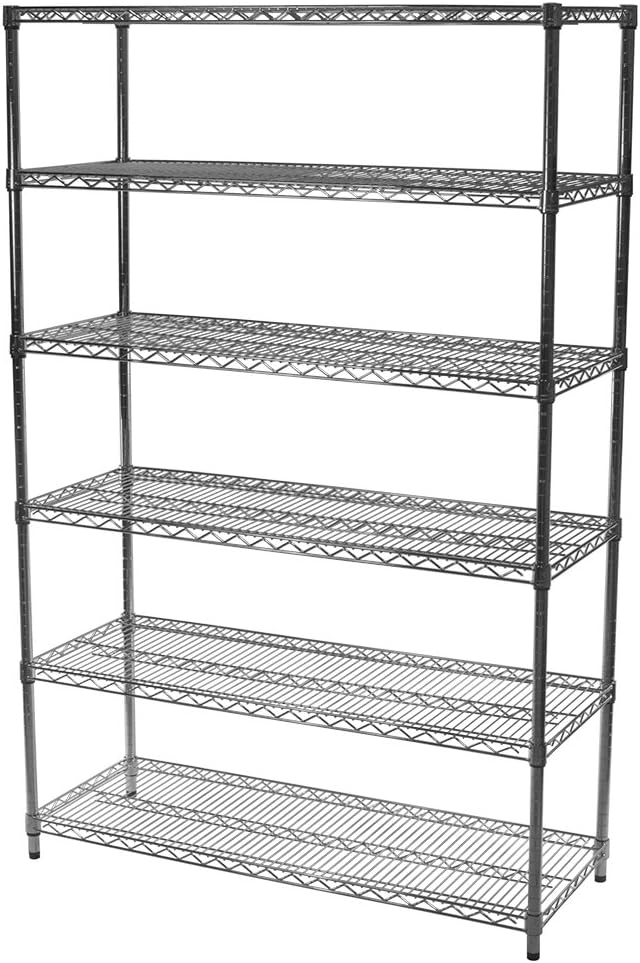 Shelving Inc. 24" d x 30" w x 84" h Chrome Wire Shelving by ShelvingInc
