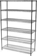 Shelving Inc. 24" d x 30" w x 64" h Chrome Wire Shelving by ShelvingInc