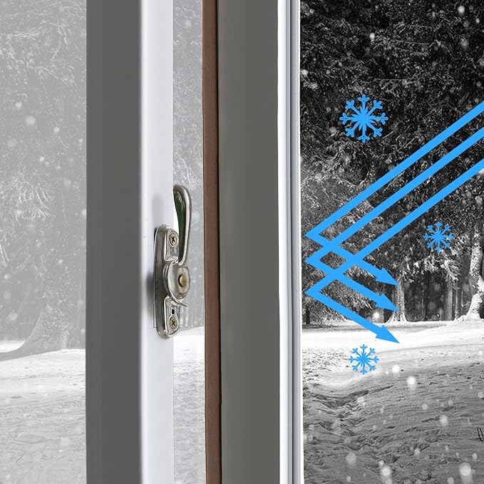 SUNMON Door Seal D-Type Strip Weather Stripping Self Adhesive Foam - Image 9